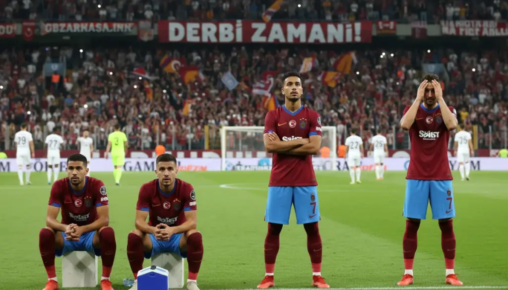Trabzonspor’un Galatasaray Mücadelesi Öncesi Kart Sınırındaki Oyuncular